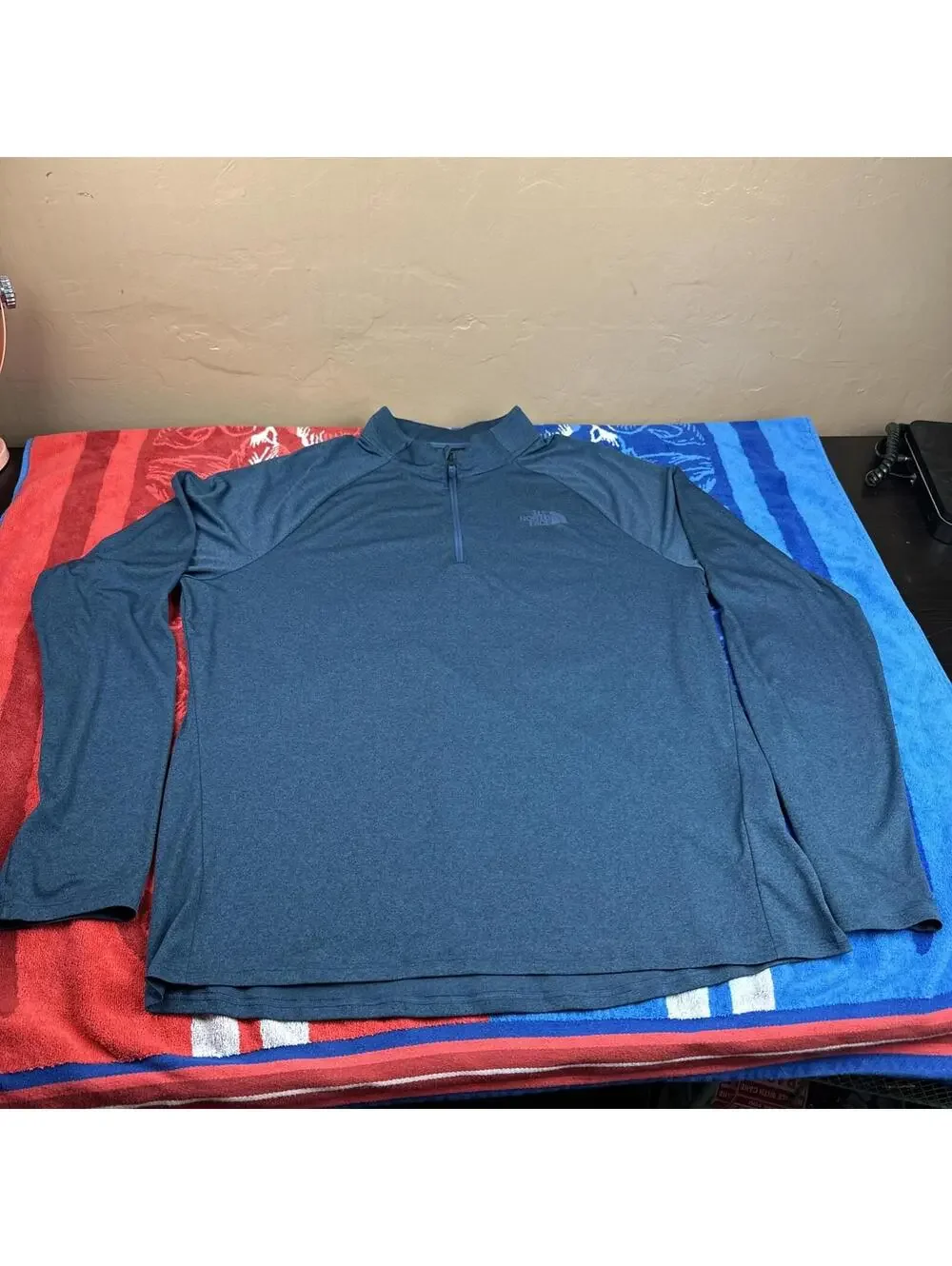 The North Face Men’s Activewear Long sleeve Half Zipper Sz XL